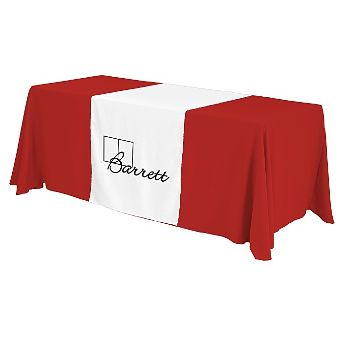 Custom Serged 6-foot Closed-Back Table Throw and Runner Kit