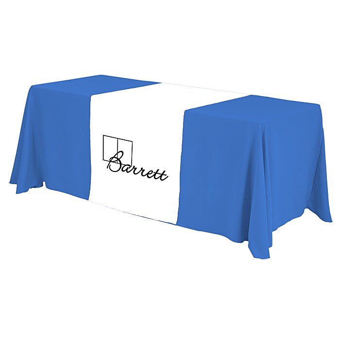 Custom Serged 6-foot Closed-Back Table Throw and Runner Kit