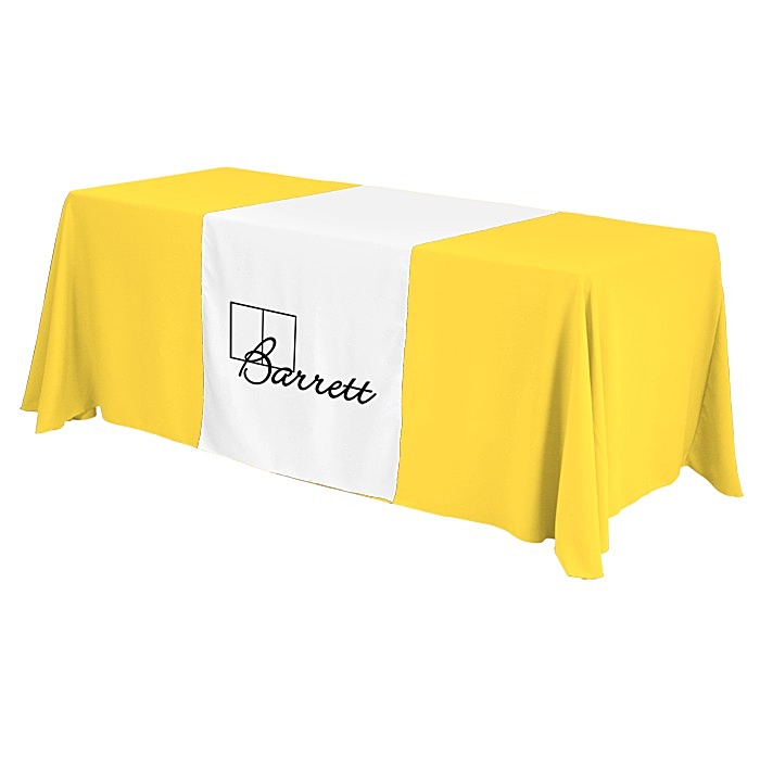 Custom Serged 6-foot Closed-Back Table Throw and Runner Kit