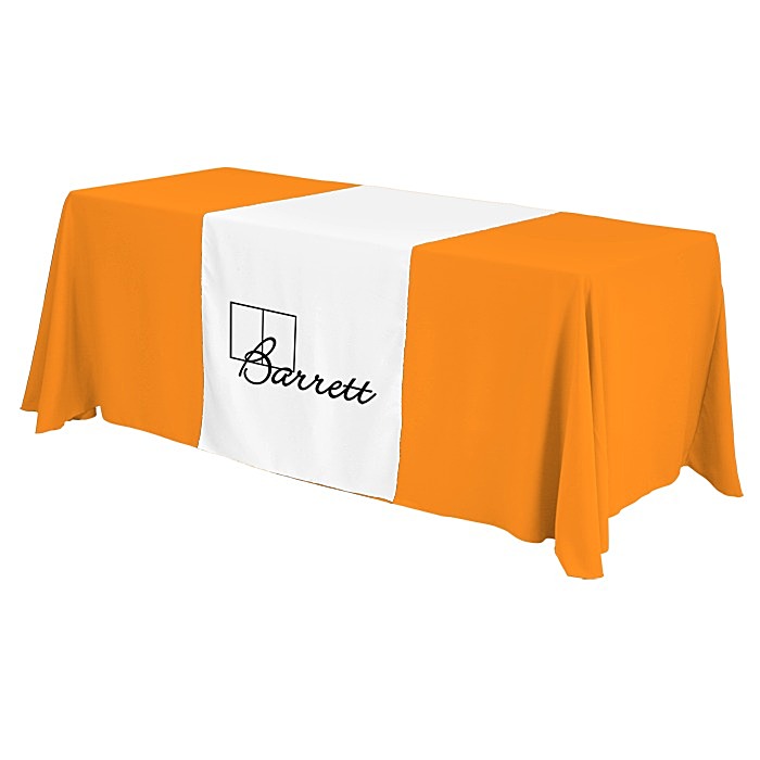 Custom Serged 6-foot Closed-Back Table Throw and Runner Kit