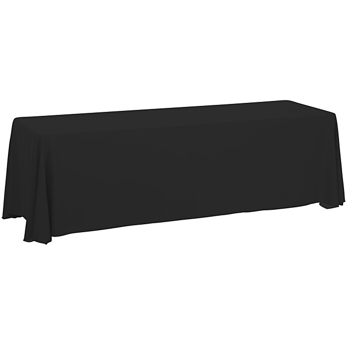Custom Serged Closed-Back Table Throw - 8 feet - Blank