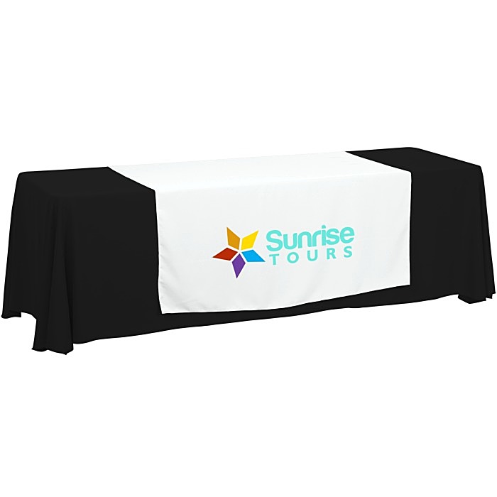 Custom Serged 8-foot Closed-Back Table Throw and Runner Kit