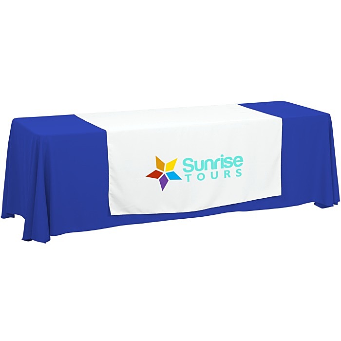Custom Serged 8-foot Closed-Back Table Throw and Runner Kit