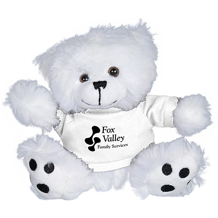 Custom Little Paw Bear - White