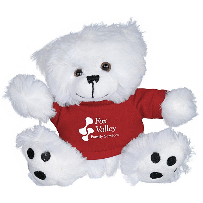 Custom Little Paw Bear - White