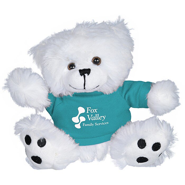 Custom Little Paw Bear - White