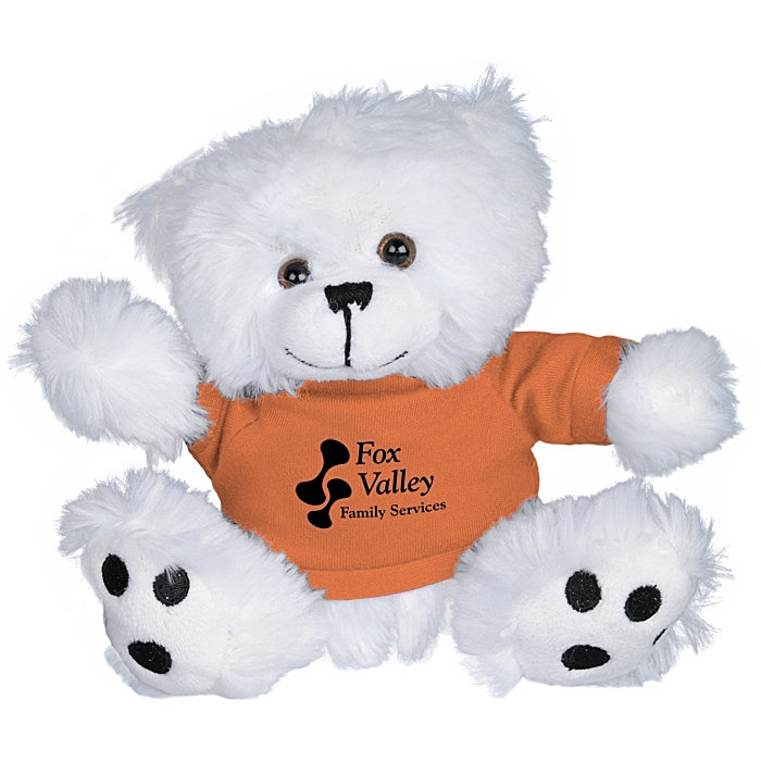 Custom Little Paw Bear - White