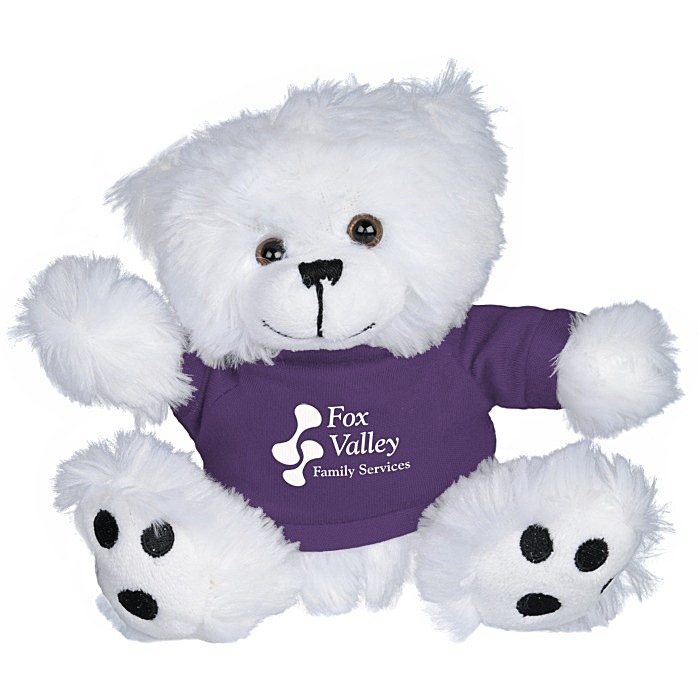 Custom Little Paw Bear - White