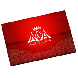 Custom Gift Card Box with Corner Tabs