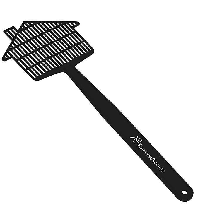 Custom Mini Fly Swatter - House