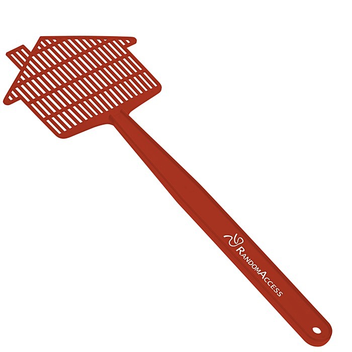 Custom Mini Fly Swatter - House