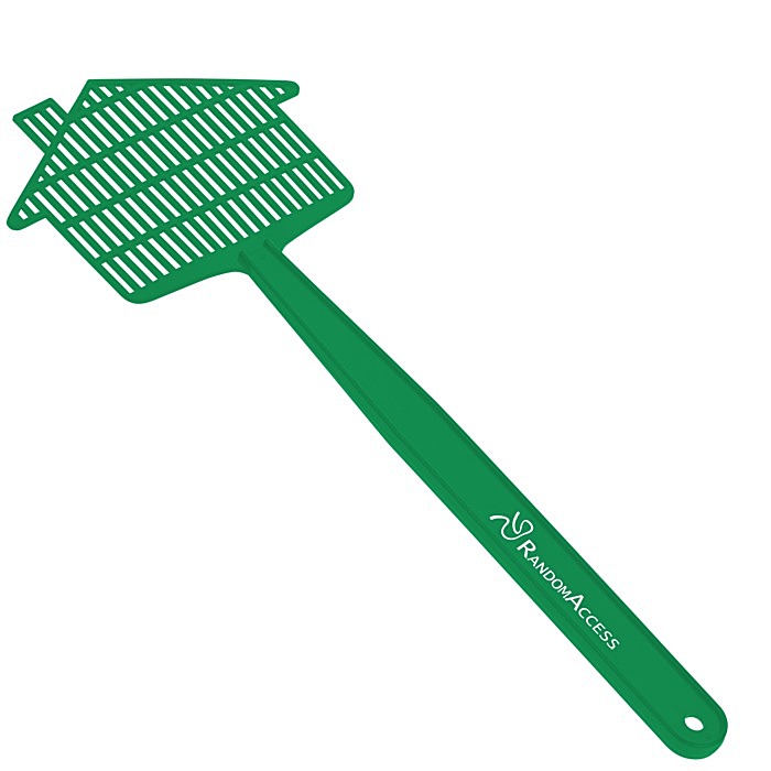 Custom Mini Fly Swatter - House