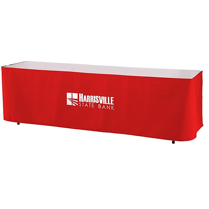 Custom Hemmed Table Skirt - 8'