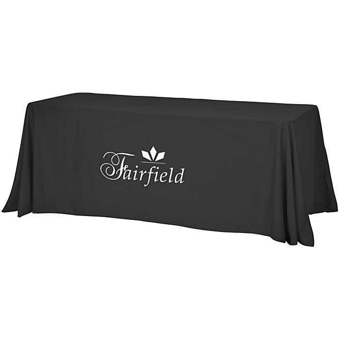 Custom Serged Value Closed-Back Table Throw - 6 feet