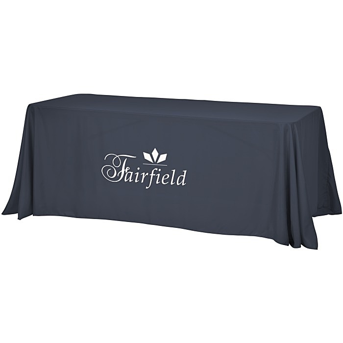 Custom Serged Value Closed-Back Table Throw - 6 feet