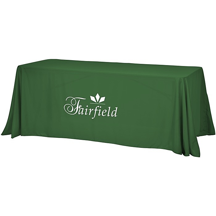 Custom Serged Value Closed-Back Table Throw - 6 feet