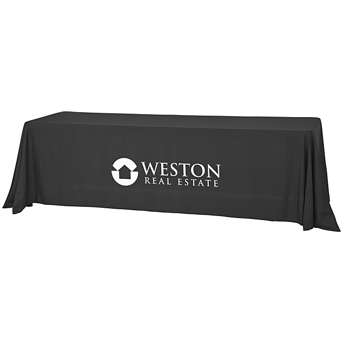 Custom Serged Value Closed-Back Table Throw - 8 feet