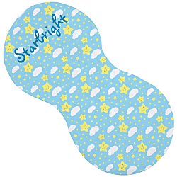 Custom Peanut Burp Cloth - Full Colour