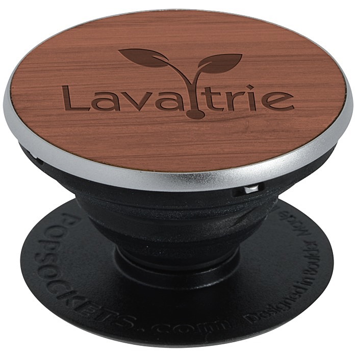 Custom PopSockets PopGrip - Wood Grain