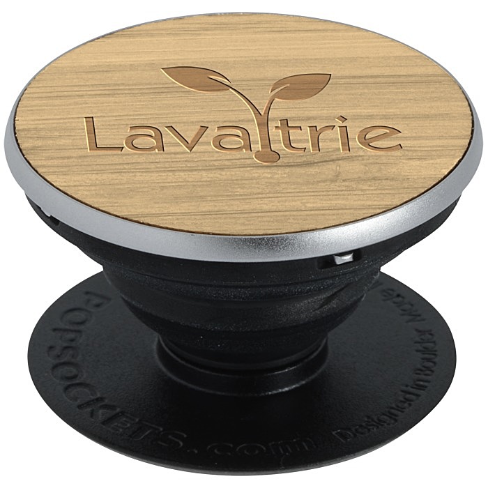 Custom PopSockets PopGrip - Wood Grain