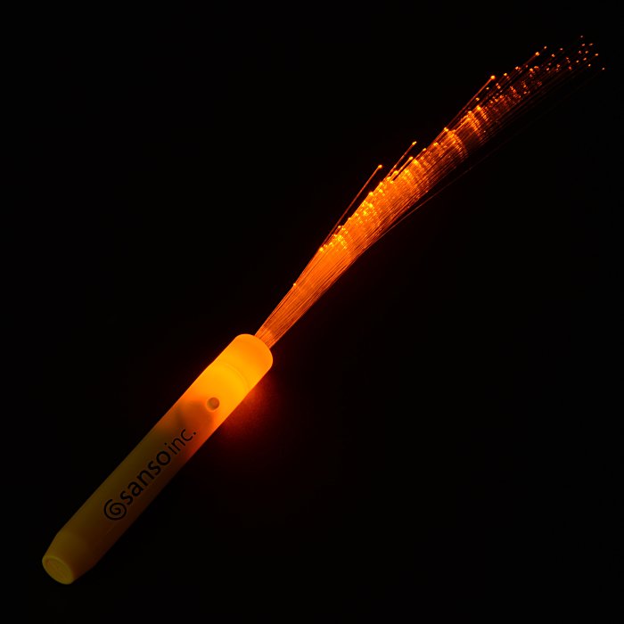 Custom Flashing Fibre Optic Wand