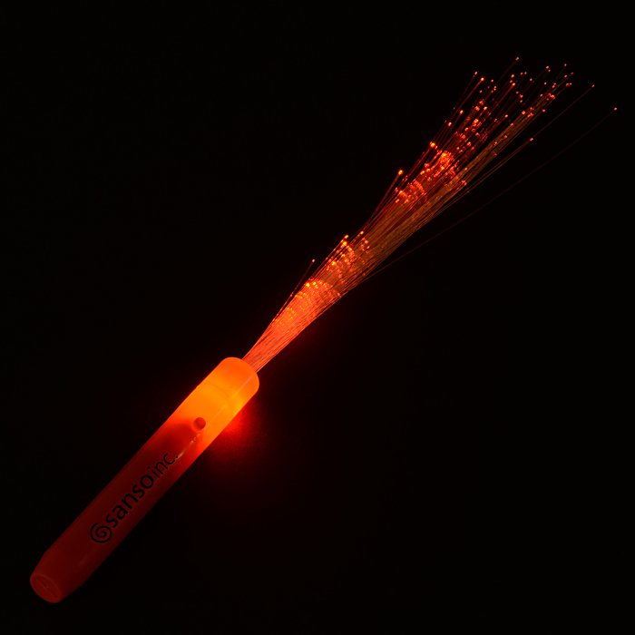 Custom Flashing Fibre Optic Wand
