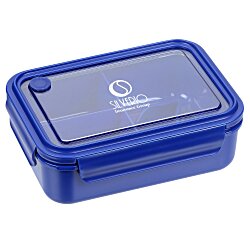Custom Three Compartment Food Storage Bento Box - 24 hr