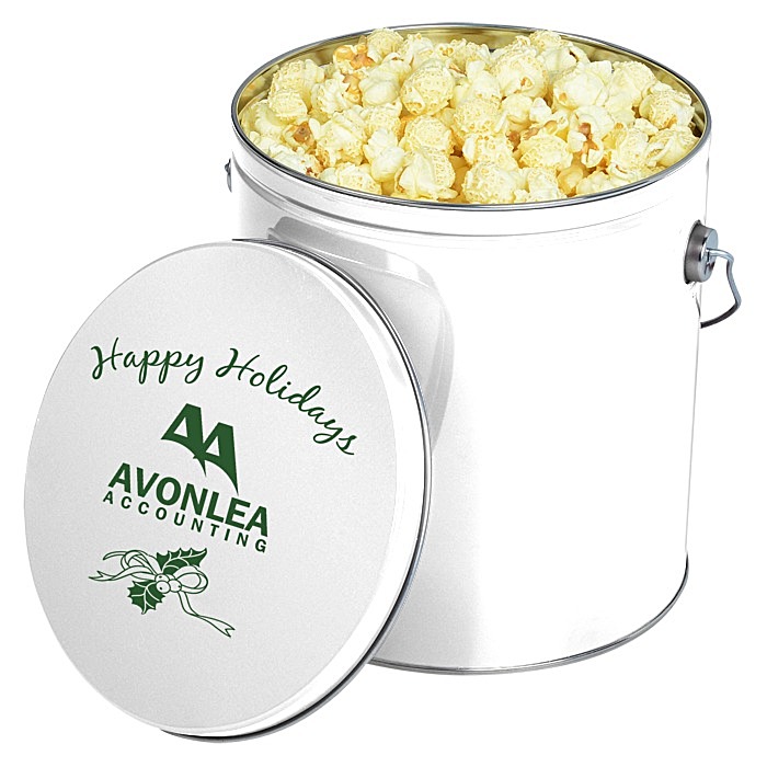 Custom Butter Popcorn Tin - 1-Gallon