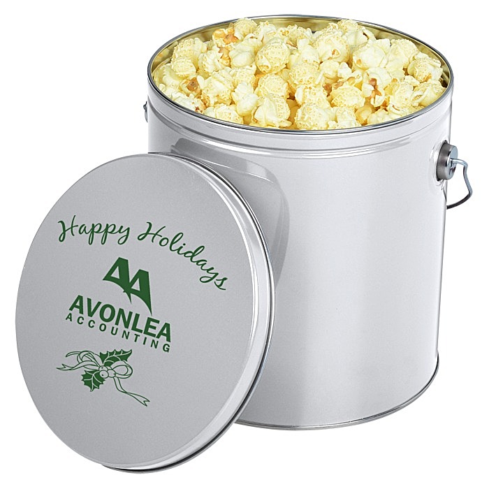 Custom Butter Popcorn Tin - 1-Gallon