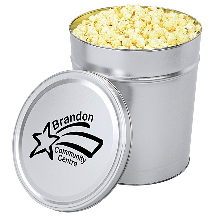 Custom Butter Popcorn Tin - 3 1/2-Gallon