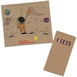 Custom Kid's Colouring Book To-Go Set - Space - Full Colour