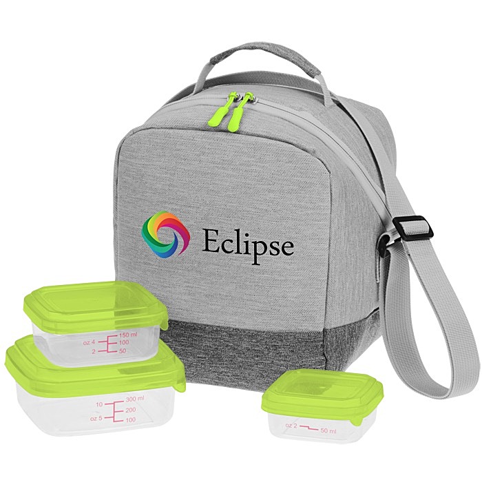 Custom Apollo Bay Angle Zip Portion Control Lunch Set
