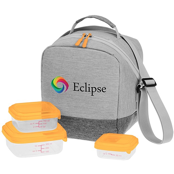 Custom Apollo Bay Angle Zip Portion Control Lunch Set