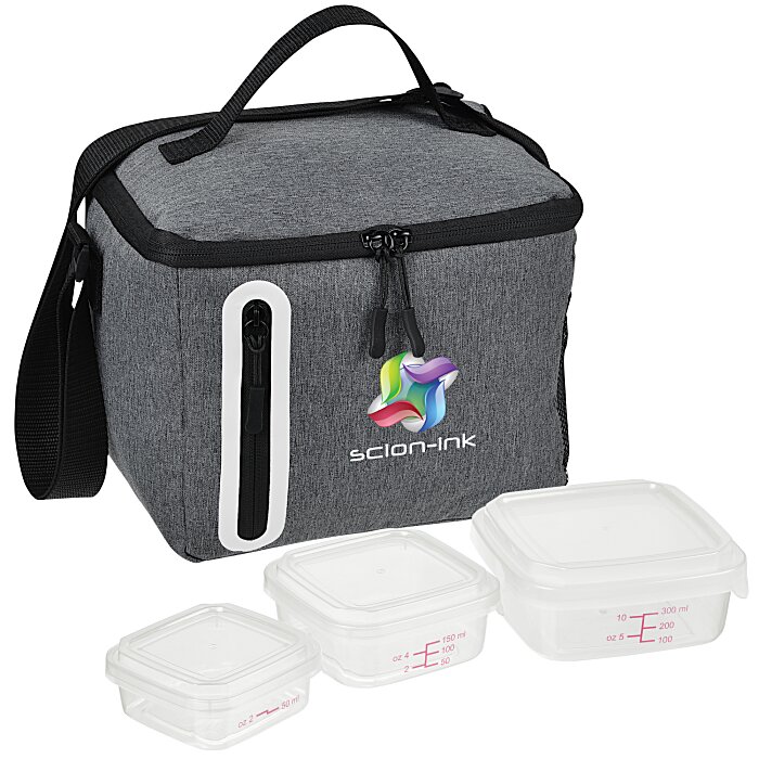 Custom Oval Portion Control Lunch Set