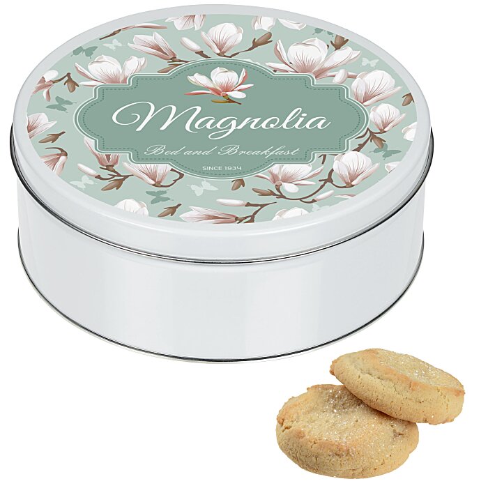 Custom Fresh Beginnings Sugar Cookie Tin - 18 Cookies